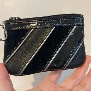 Fossil Black Leather Coin Purse
